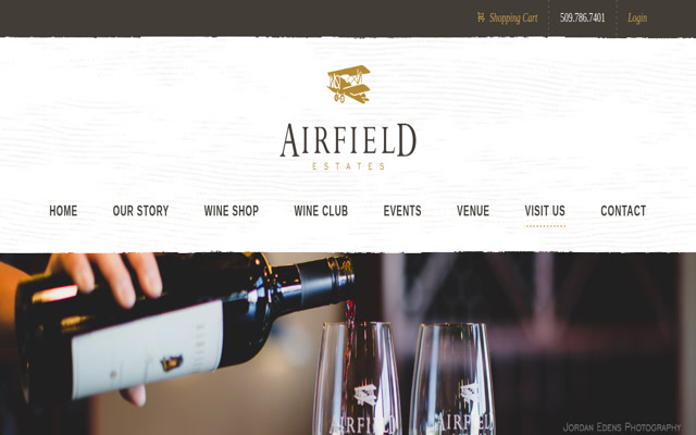 Airfield Estates Tasting Room