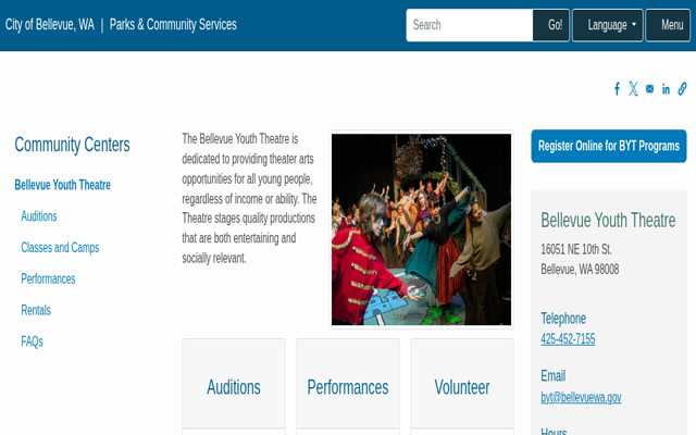 Bellevue Youth Theatre