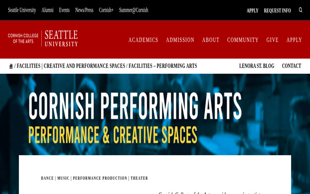 Cornish Raisbeck Performance Hall
