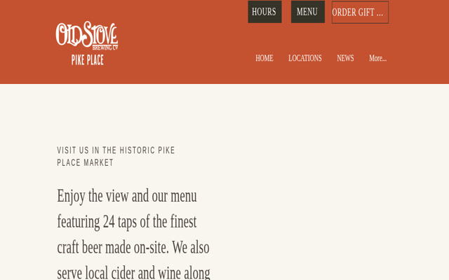 Old Stove Brewing Pike Place