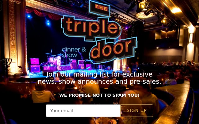 Triple Door